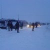 Трасса Киев-Чоп снова в заторах из-за непогоды