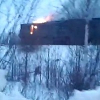 В Псковской области загорелся тепловоз