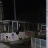 Во Львове злоумышленник угнал трамвай и врезался на нём здание