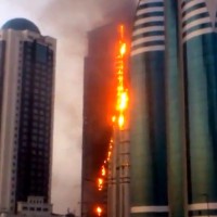 Рамзан Кадыров в пожаре в «Грозный-Сити» увидел волю Аллаха