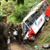 В Черногории автобус с украинским флагом упал в пропасть