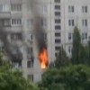 В Харькове горел 12-этажный жилой дом