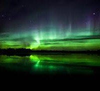 В небе над Челябинском люди наблюдали северное сияние