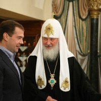 Дмитрий Медведев поздравил Патриарха Кирилла с 1025-летием крещения Руси