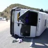 Под Севастополем перевернулся пассажирский автобус, есть пострадавшие