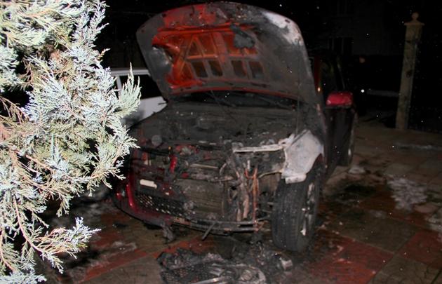 В Ужгороде сожгли авто главного борца с наркотиками