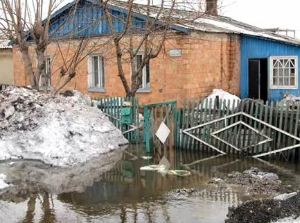 В Одесской области лиман вышел из берегов и затопил дома и дороги