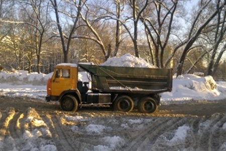 В Киеве снова начался обильный снегопад