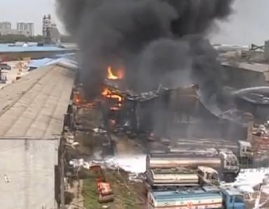 В Китае взорвался химический завод