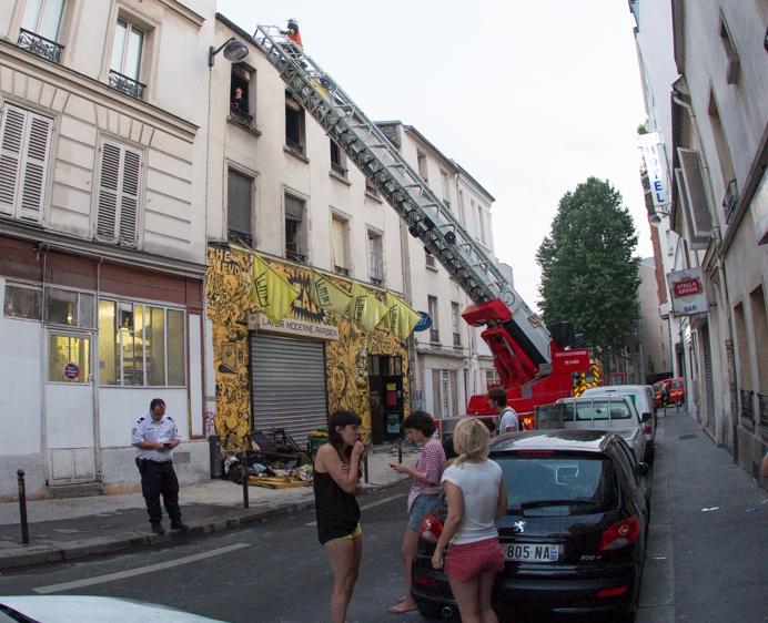 Тренировочный центр FEMEN сгорел в Париже 